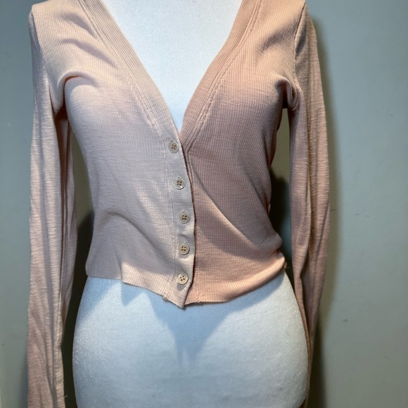 Pink two toned button down - Picture 3 of 3